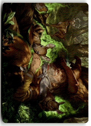 Asceticism art card - card, magic