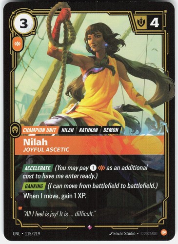 Nilah joyful ascetic foil - nilah,