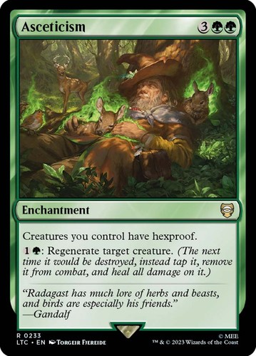 Mtg asceticism the - -, of