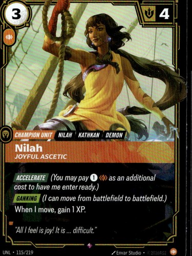 Nilah joyful ascetic - nilah,