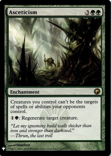 Asceticism 110 rare scars - rare, of