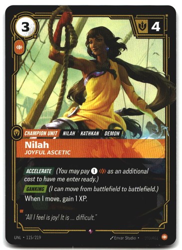 Nilah joyful ascetic 115 - joyful,