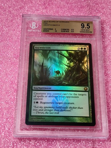 Asceticism foil graded bgs - asceticism, 9.5