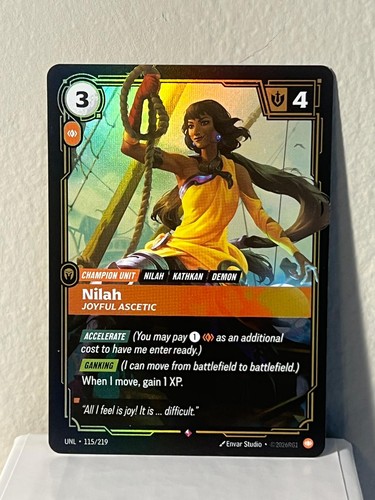 Nilah joyful ascetic - -,